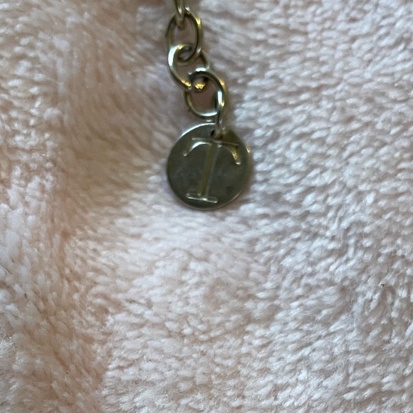 Talbots Faux Pearl 5 Strand Necklace With Gold Tone Chains. - Picture 2 of 8